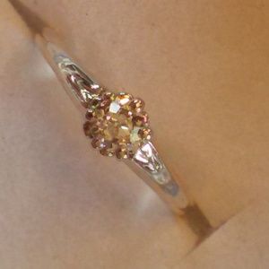 Art Deco Diamond Solitaire Ring .32 Ct VS  OEC